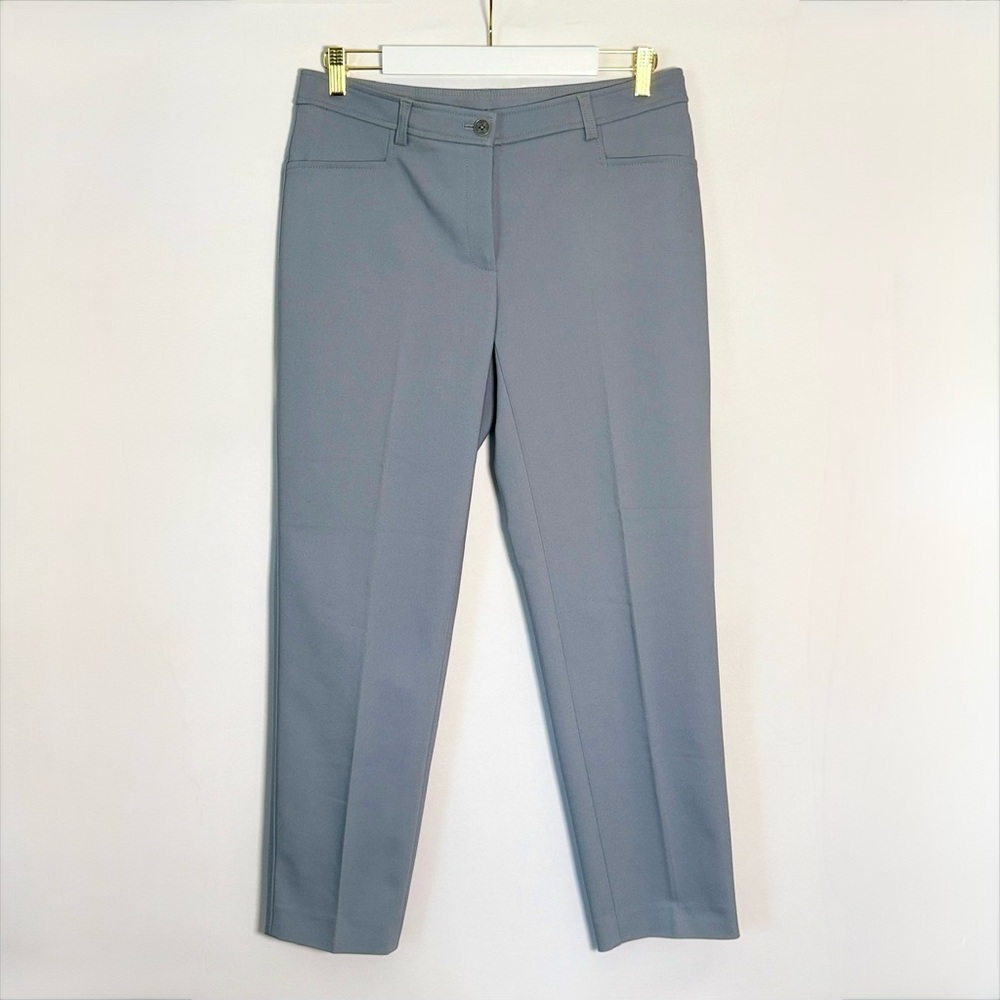 Anne Klein Grace Straight-Leg Ankle Pants👖
